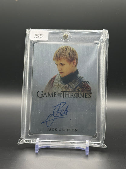 2024 Rittenhouse Game of Thrones Jack Gleeson King Joffrey Baratheon Metal Auto 4/55