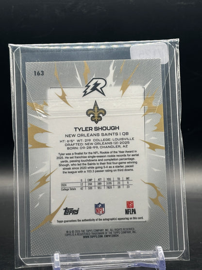 2025 Topps Resurgence NFL Tyler Shough Auto 37/125