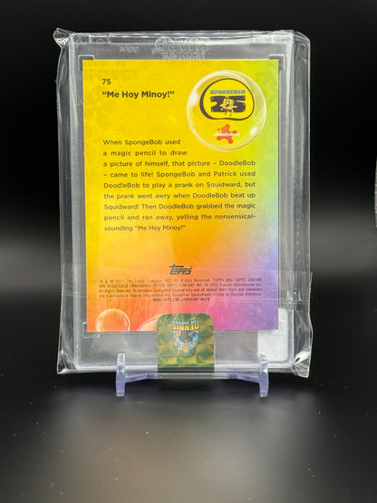 2025 Topps Chrome Sapphire Spongebob Me Hoy Minoy 20/50