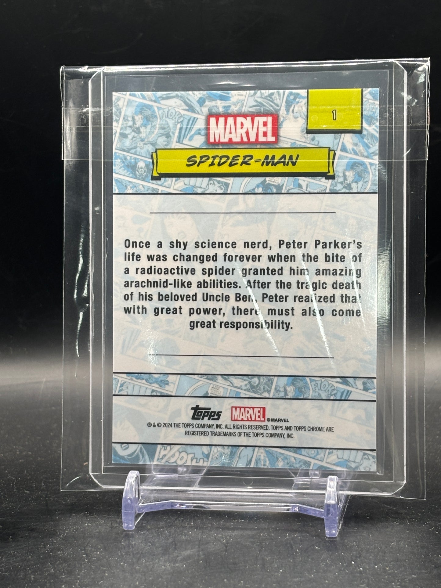 2024 Topps Chrome Marvel Spider-Man #1
