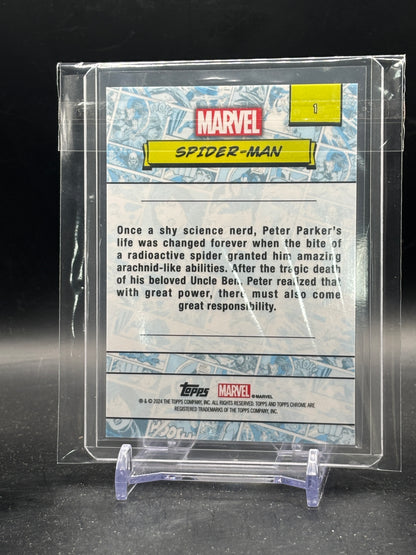 2024 Topps Chrome Marvel Spider-Man #1