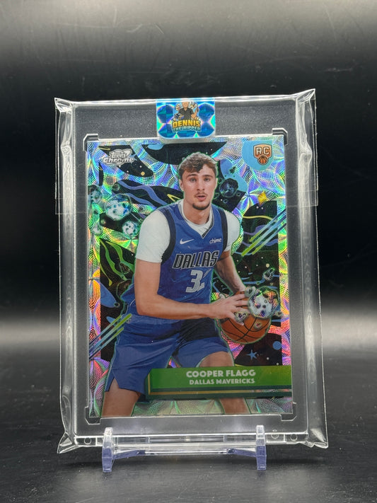 2025-26 Topps Chrome Cosmic Cooper Flagg Dallas Mavericks Nucleus Refractor
