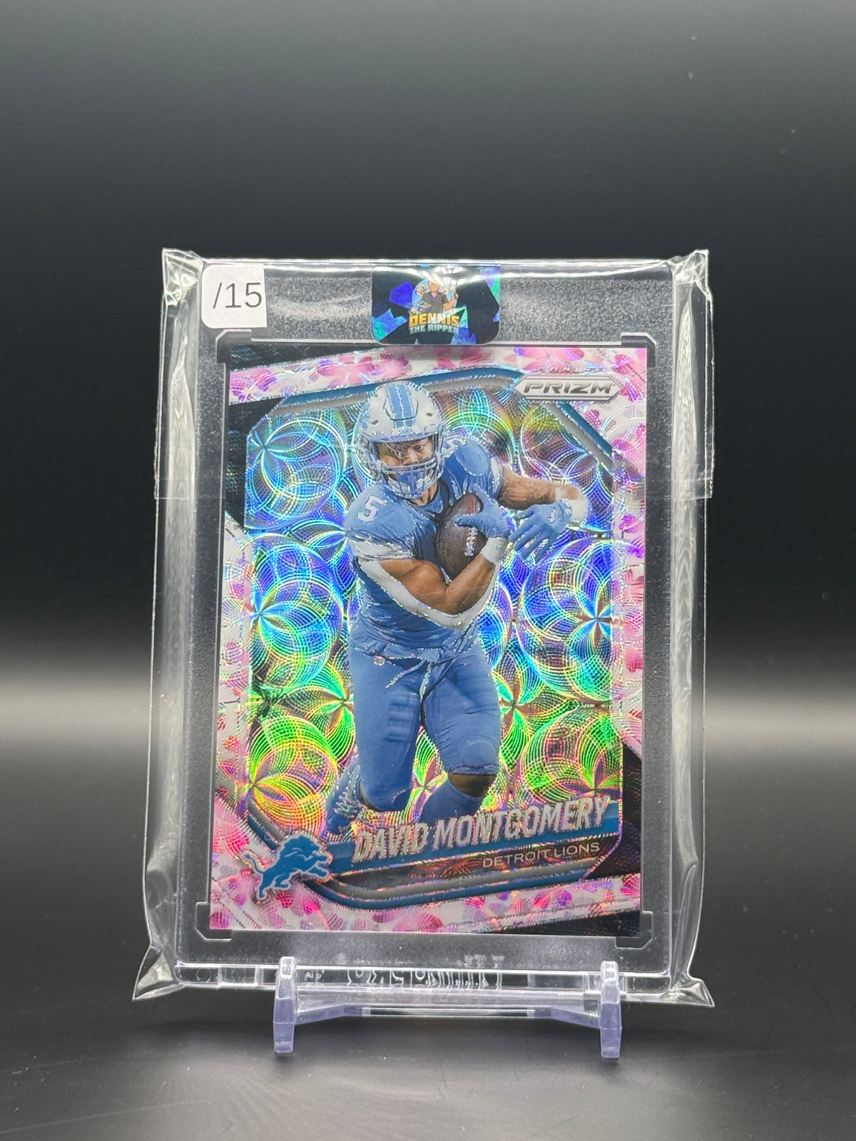 2025 Panini Prizm NFL David Montgomery Detroit Lions Blossom 08/15