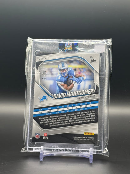 2025 Panini Prizm NFL David Montgomery Detroit Lions Blossom 08/15