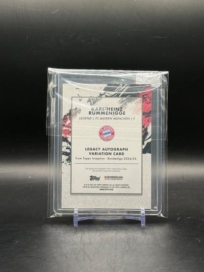 2024-25 Topps Inception Bundesliga Karl-Heinz Rummenigge Fc Bayern München Legacy Auto 03/49