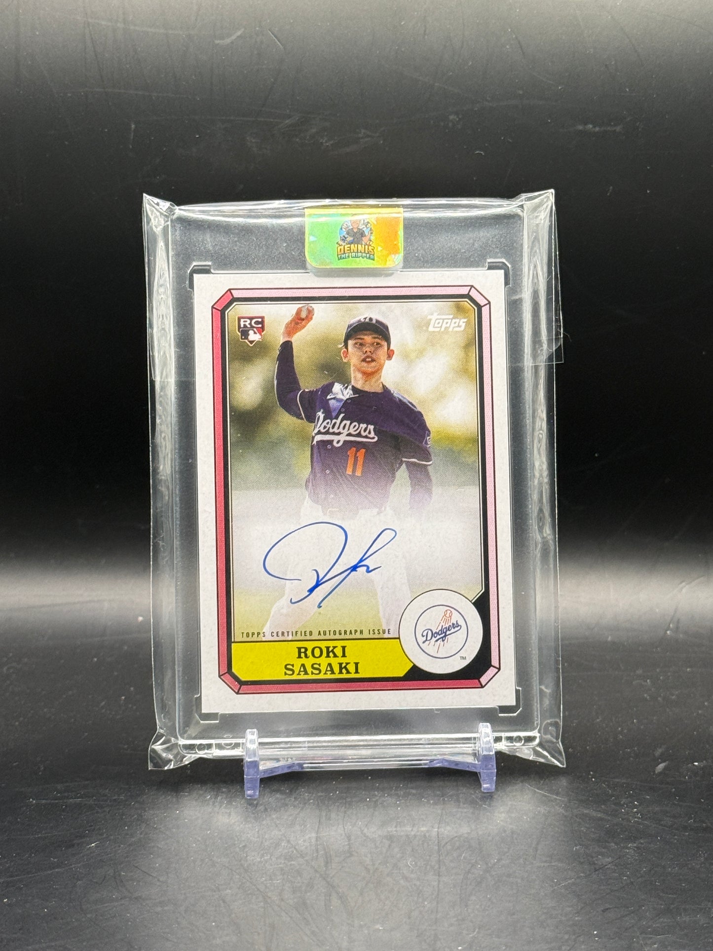 2025 Topps Archives MLB Roki Sasaki Los Angeles Dodgers 1987 Boardwalk Auto