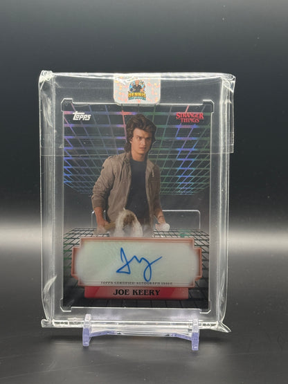2025 Topps High Tek Stranger Things Joe Keery Steve Harrington Auto