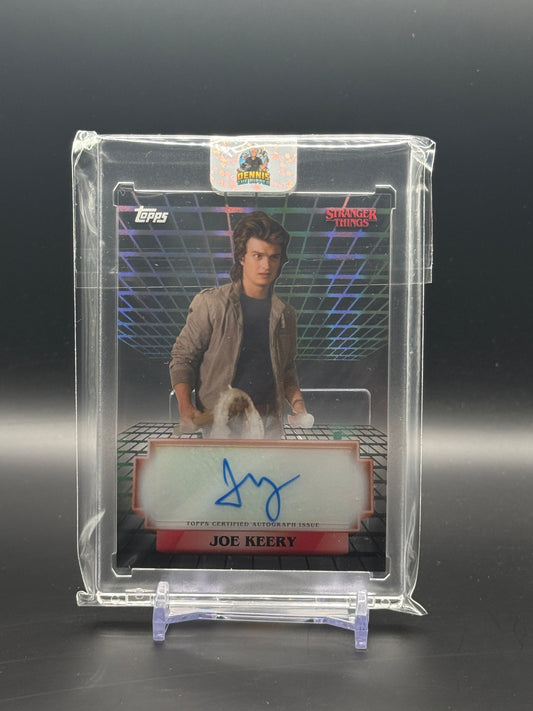 2025 Topps High Tek Stranger Things Joe Keery Steve Harrington Auto