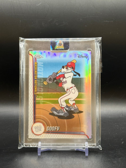 2025 Topps Chrome Disney Goofy Washington Nationals Mickey & Friends MLB Home Jersey