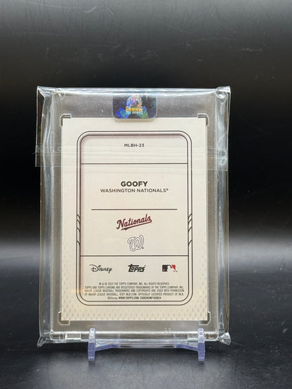 2025 Topps Chrome Disney Goofy Washington Nationals Mickey & Friends MLB Home Jersey