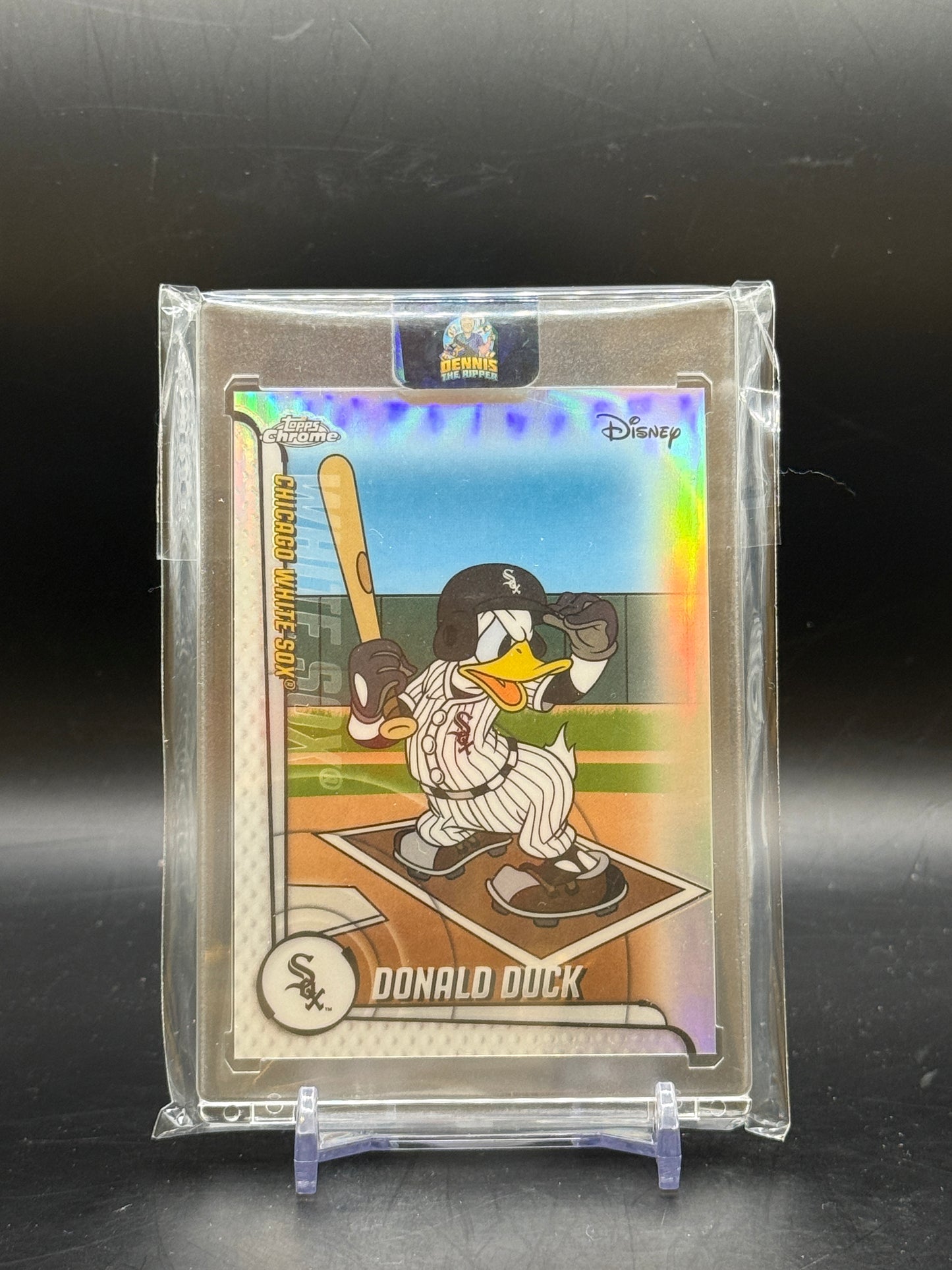 2025 Topps Chrome Disney Donald Duck Chicago White Sox Mickey & Friends MLB Home Jersey
