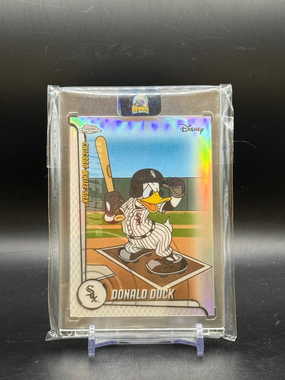 2025 Topps Chrome Disney Donald Duck Chicago White Sox Mickey & Friends MLB Home Jersey