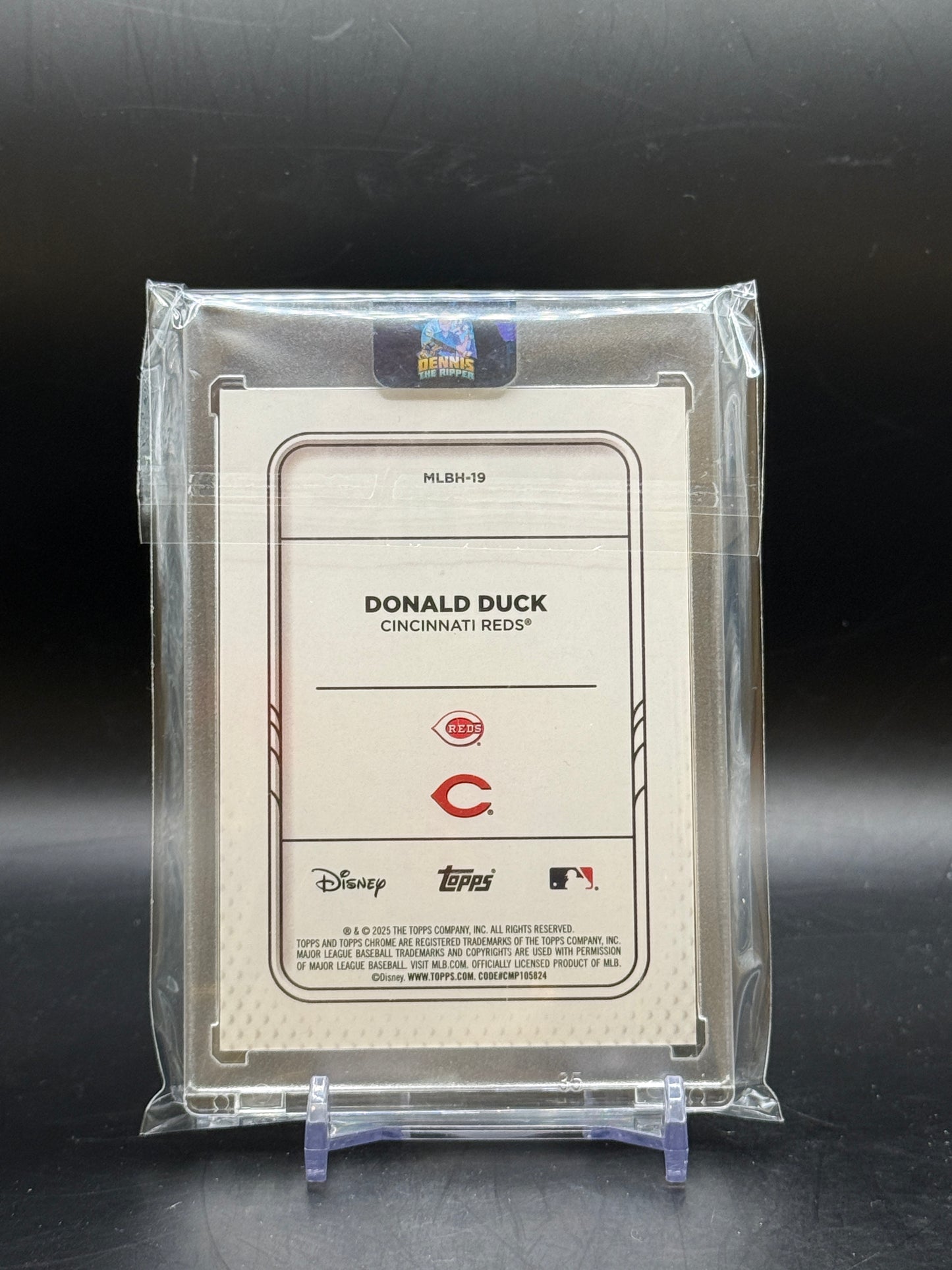 2025 Topps Chrome Disney Donald Duck Cincinnati Reds Mickey & Friends MLB Home Jersey