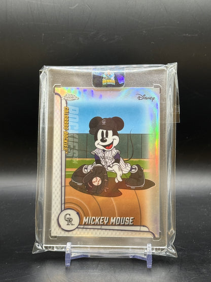 2025 Topps Chrome Disney Mickey Mouse Colorado Rockies Mickey & Friends MLB Home Jersey