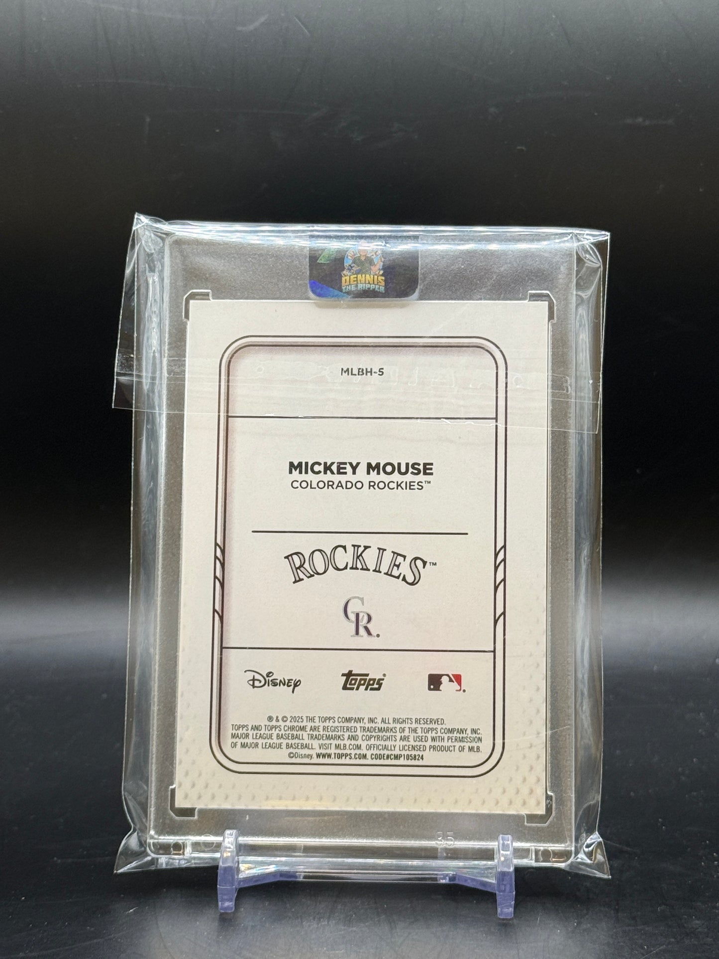 2025 Topps Chrome Disney Mickey Mouse Colorado Rockies Mickey & Friends MLB Home Jersey
