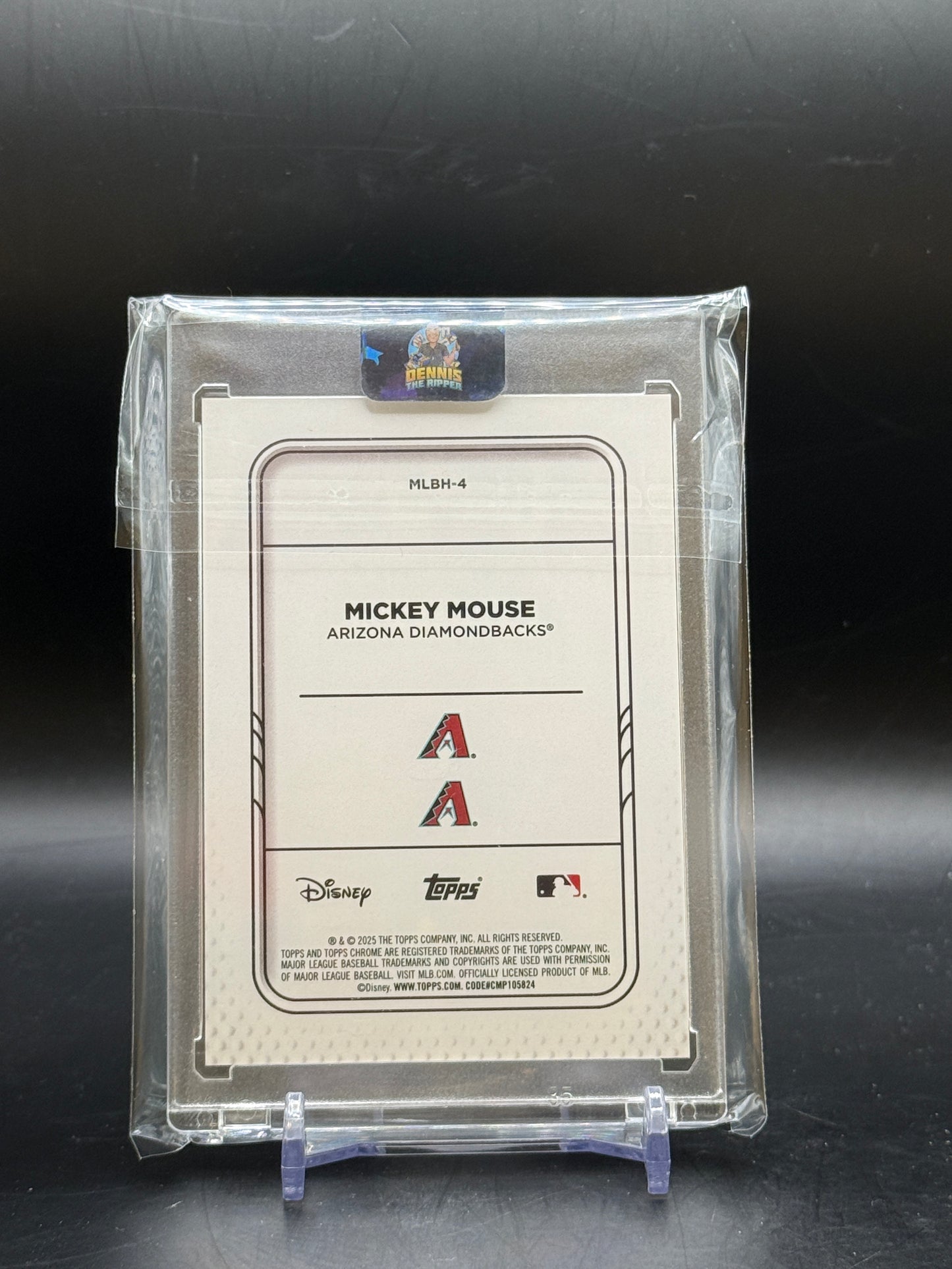 2025 Topps Chrome Disney Mickey Mouse Arizona Diamondbacks Mickey & Friends MLB Home Jersey