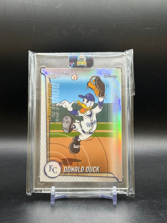 2025 Topps Chrome Disney Donald Duck Kansas City Royals Mickey & Friends MLB Home Jersey