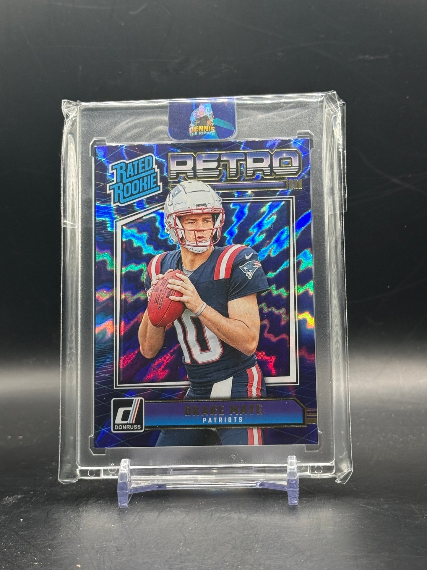 2024 Panini Donruss NFL Drake Maye New England Patriots Rated Rookie Retro 214/500