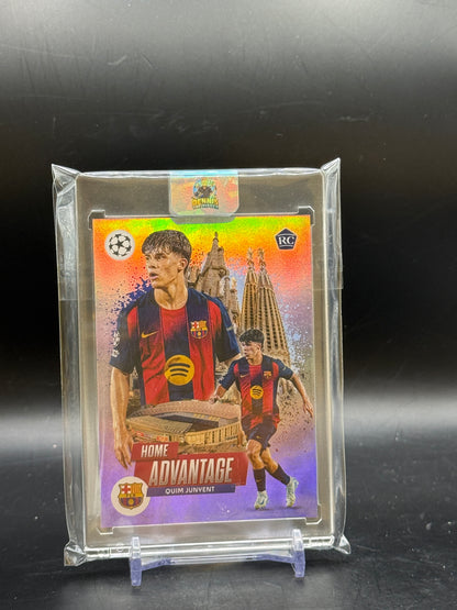 2025-26 Topps Flagship UCC Quim Junyent FC Barcelona Home Advantage