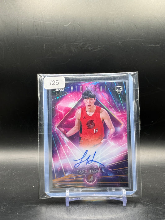 2025-26 Topps Midnight Yank Hansen Portland Trail Blazers Dark Matter 24/25