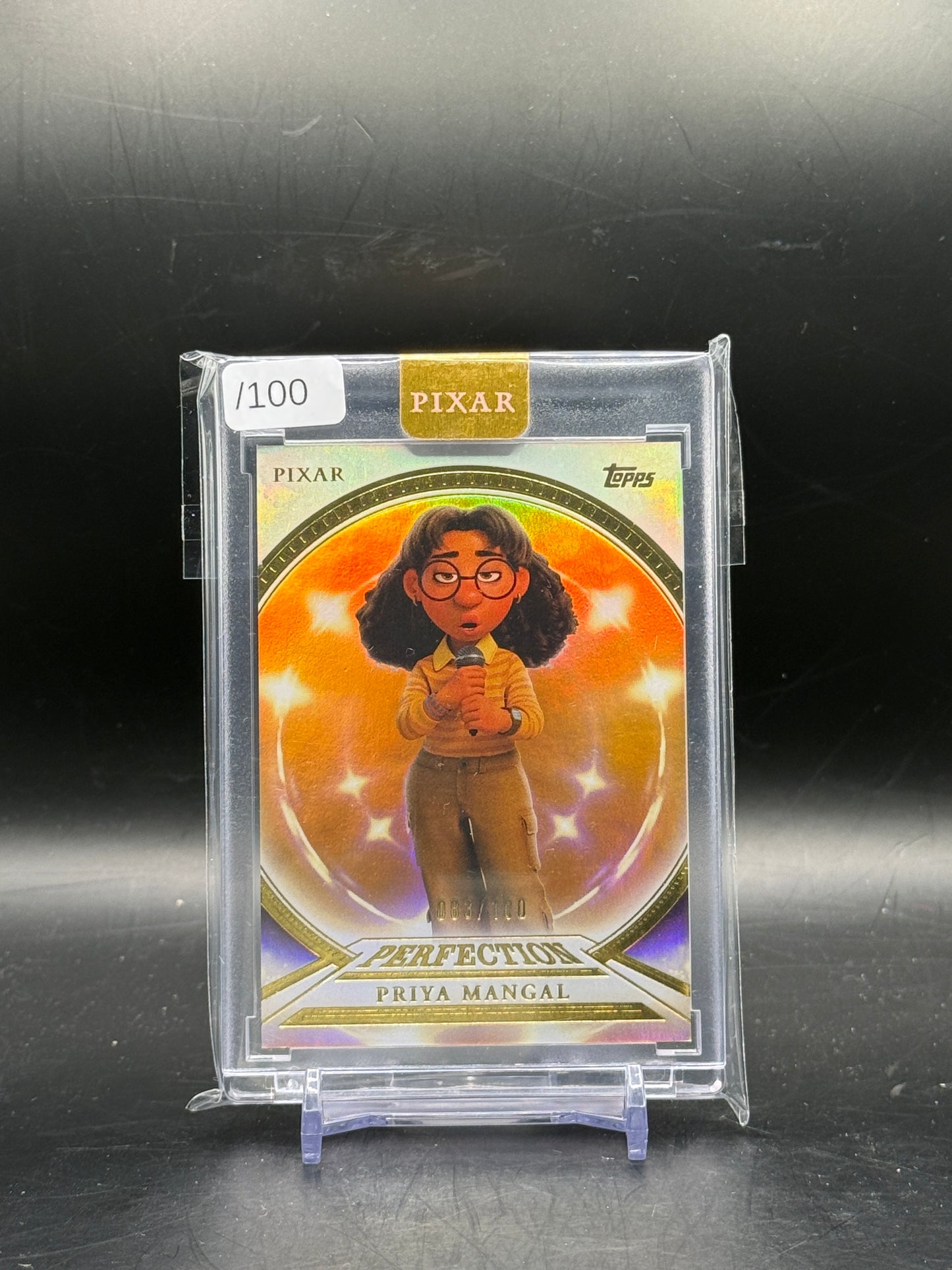 2025 Topps Pixar Gold Priya Mangal Perfection