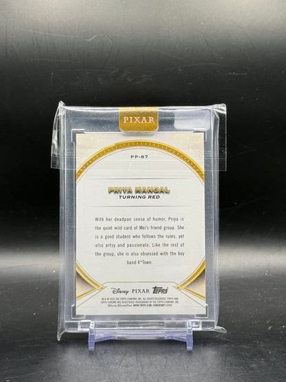 2025 Topps Pixar Gold Priya Mangal Perfection
