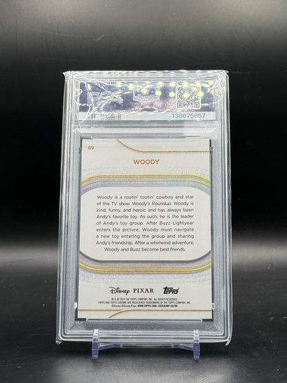 2025 Topps Disney Chrome Woody Micky Mouse Red Black 16/28 PSA 9 138675857
