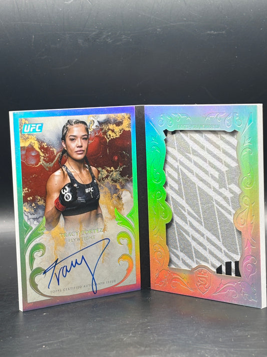 2025 Topps Royalty UFC Tracy Cortez Booklet Patch Auto 17/25