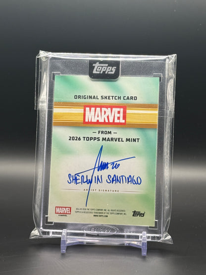 2026 Topps Mint Marvel Sherwin Santiago Sketch