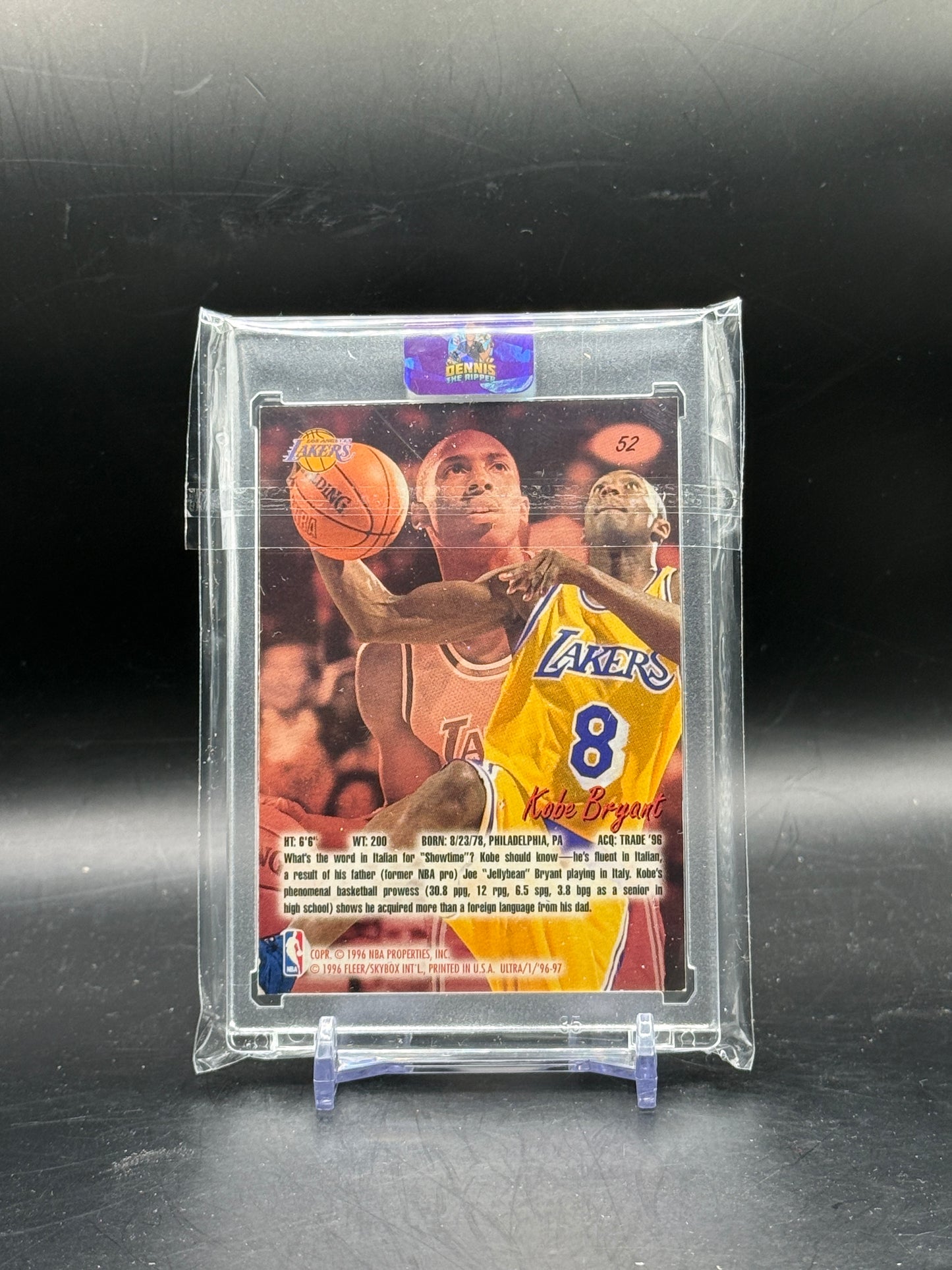 1996-97 Fleer Ultra NBA Kobe Bryant Los Angeles Lakers #52