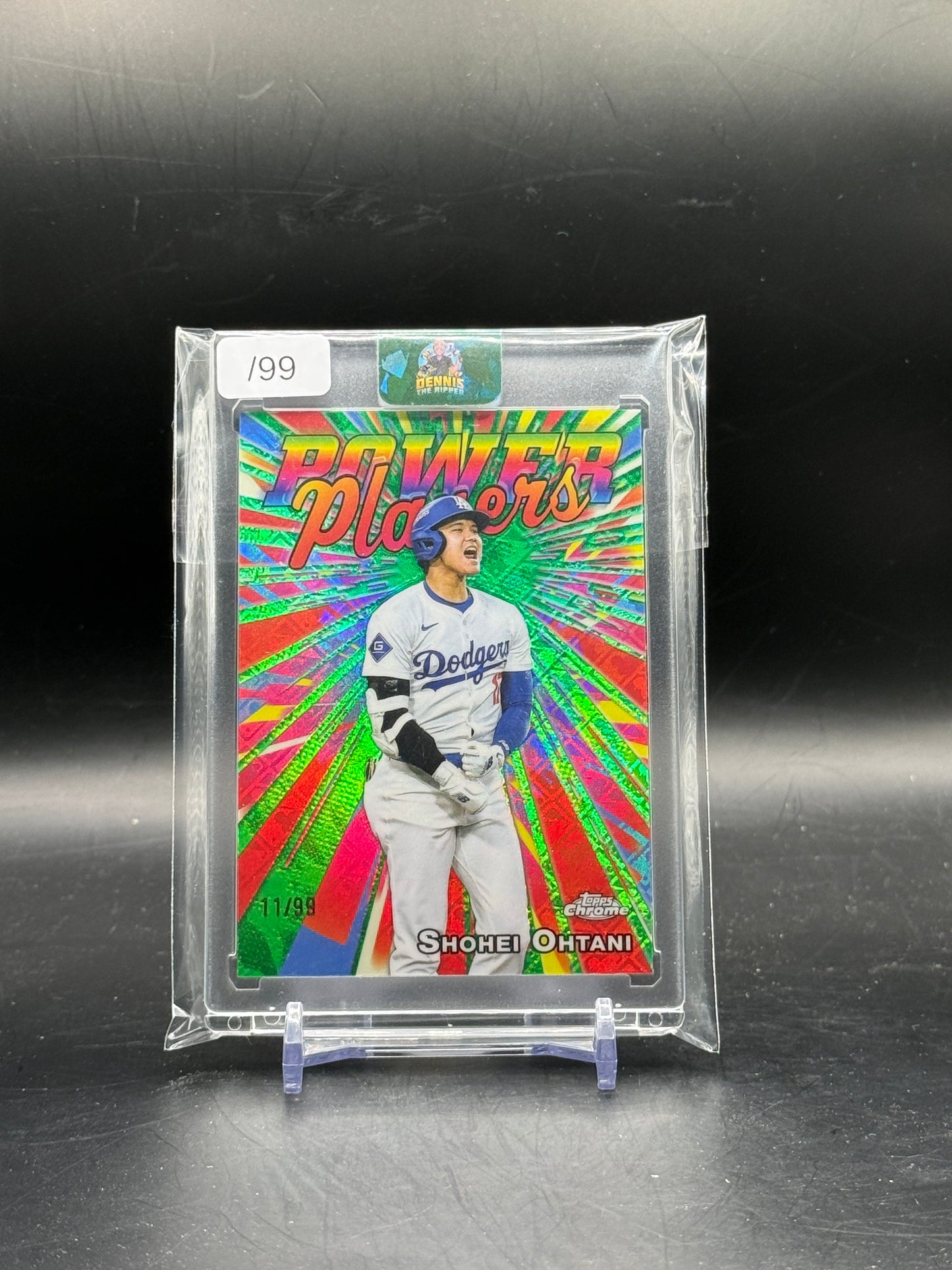 2025 Topps Chrome MLB Logofractor Shohei Ohtani Los Angeles Dodgers 11/99