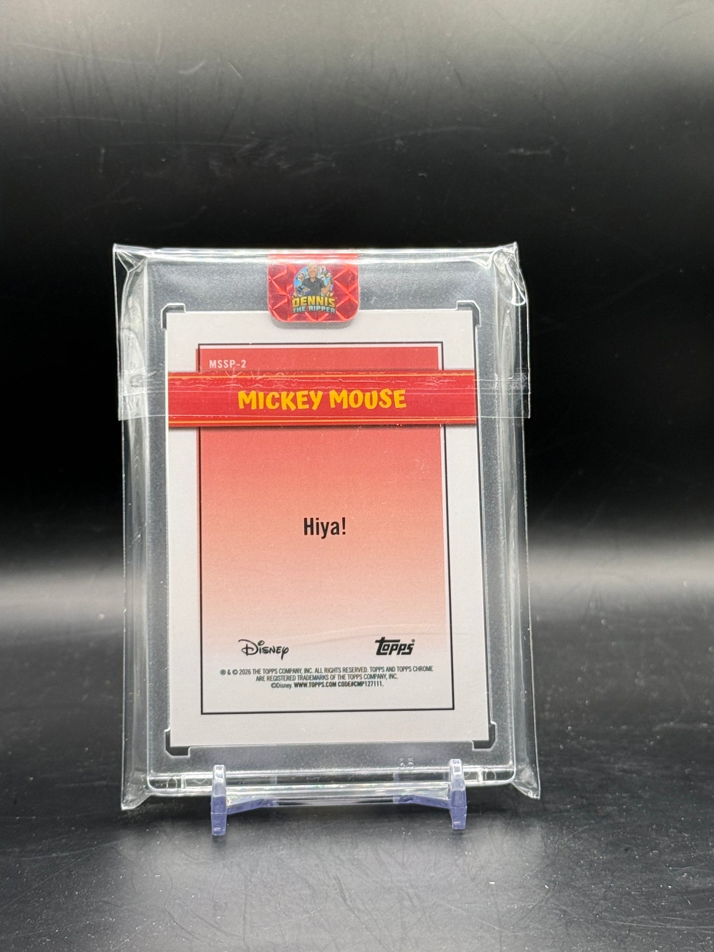2026 Topps Disney Neon Mickey Mouse #MSSP-2