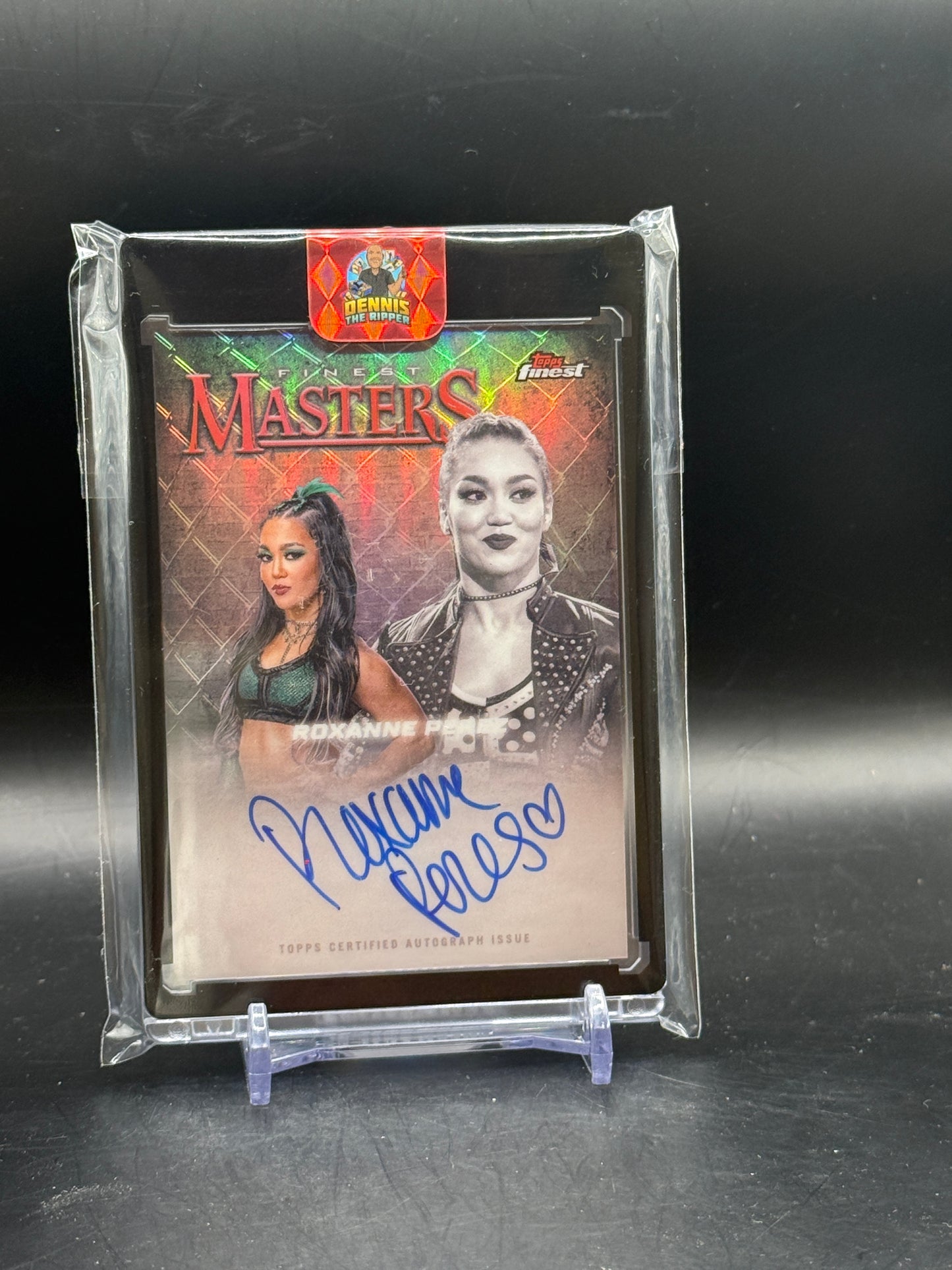 2025 Topps Finest WWE Roxanne Perez Masters Auto