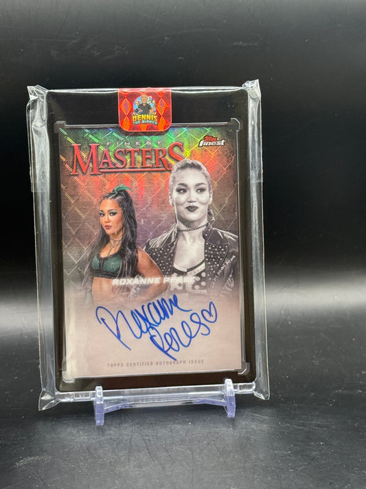 2025 Topps Finest WWE Roxanne Perez Masters Auto