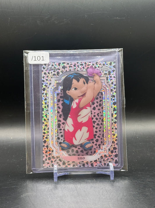 2024 Topps Chrome Disney Lilo Black and White Dalmatian 50/101