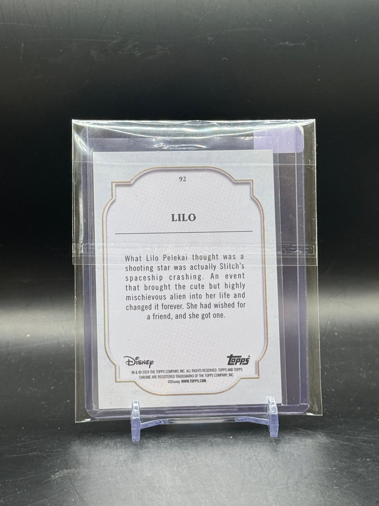 2024 Topps Chrome Disney Lilo Black and White Dalmatian 50/101