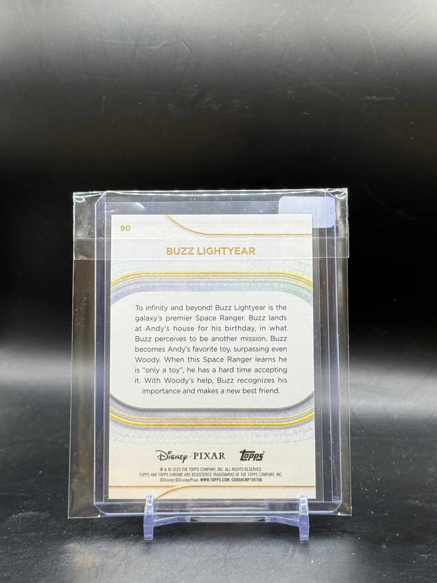 2025 Topps Chrome Disney Buzz Lightyear Blue 91/150