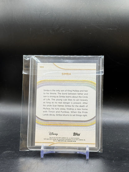 2025 Topps Chrome Disney Simba Green 58/99
