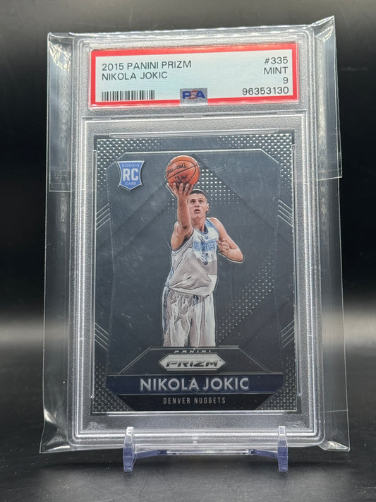 2015 Panini Prizm NBA Nikola Jokic Denver Nuggets Rookie PSA 9 96353130