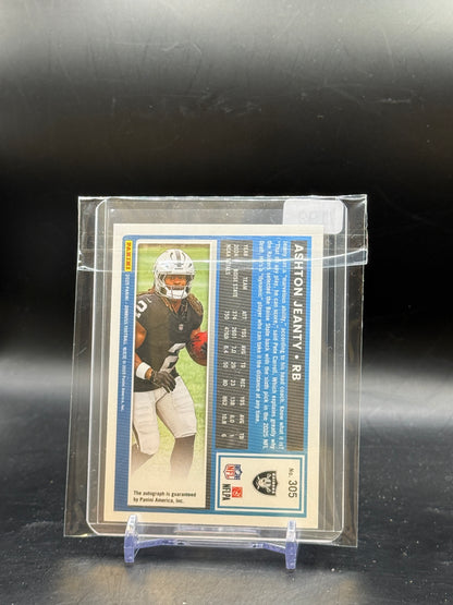 2025 Panini Donruss NFL Ashton Jeanty Las Vegas Raiders Auto 196/199