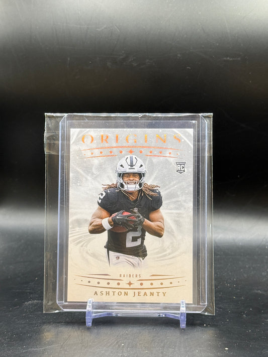2025 Panini Origins Ashton Jeanty Las Vegas Raiders White Variation