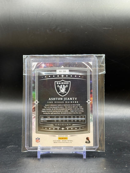 2025 Panini Origins Ashton Jeanty Las Vegas Raiders White Variation