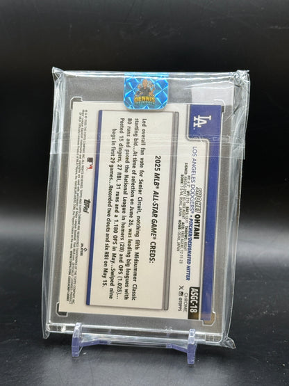 2025 Topps Chrome Update MLB Shohei Ohtani Los Angeles Dodgers Image Variation Green 02/99