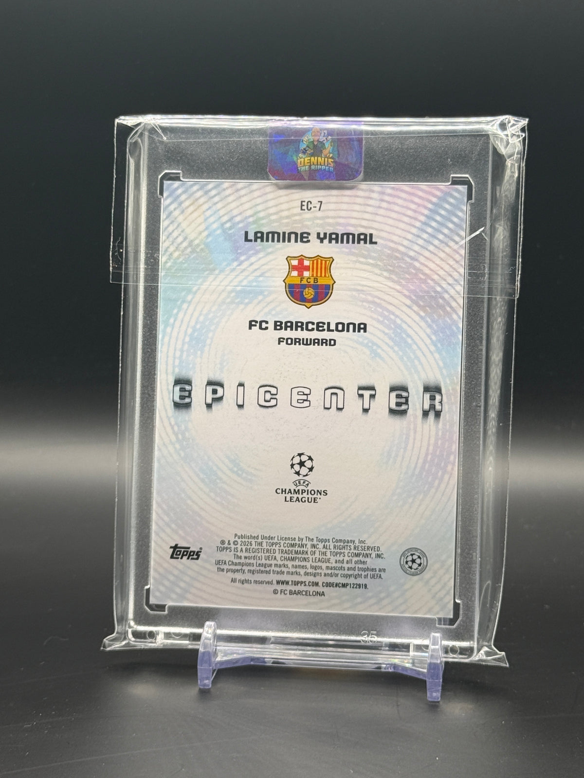 2025-26 Topps Flagship UCC Lamine Yamal FC Barcelona Epicenter