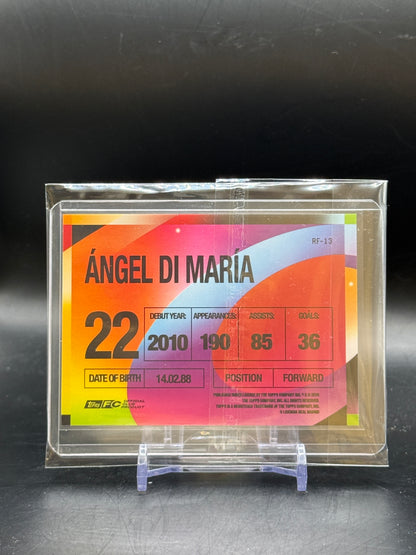 2025-26 Topps Real Madrid Team Set Di Maria Rainbow Flick