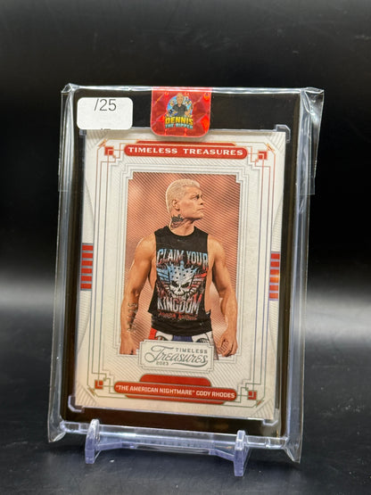 2023 Panini Chronicles Timless Treasure WWE "The American Nightmare" Cody Rhodes 07/25