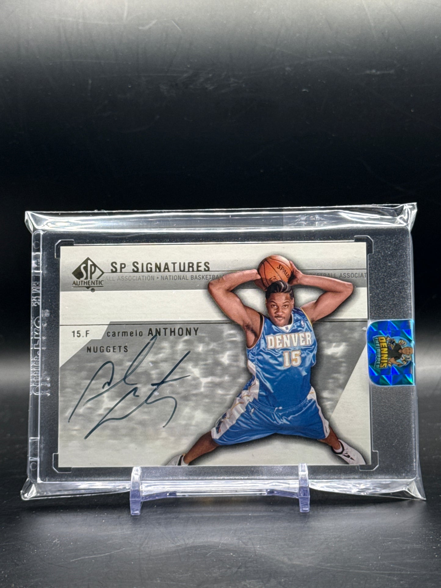 2003-04 SP Authentic Carmelo Anthony Denver Nuggets Auto