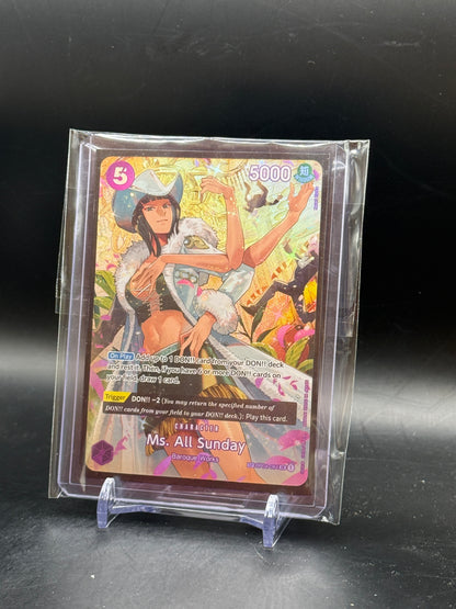 2024 One Piece OP06 Ms. All Sunday OP04-064 Special Alt Art