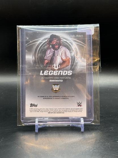 2025 Topps Universe WWE Mankind On-Card Auto 107/199