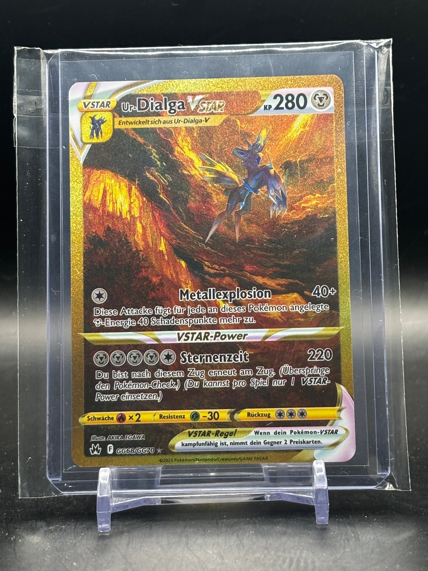 Pokemon Ur-Dialga VSTAR (CRZ GG68)